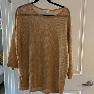 J. Jill Tan Knit Top